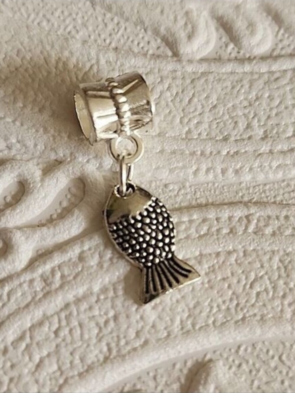 Fish Dangle Charm Will FIT Pandora and other European Systems or Pendant